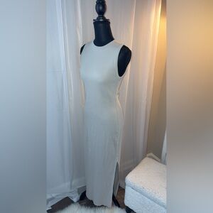 Universal Thread Cream Sleeveless Midi Dress